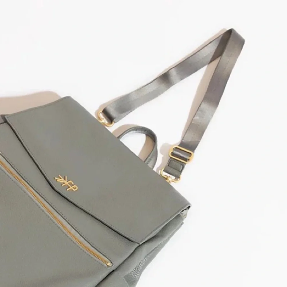 COPY - Freshly Picked Diaper Bag - Gray and Gold